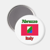 Abruzzo Italië Magneet (Voorkant / Achterkant)
