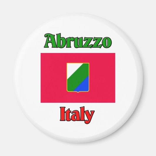 Abruzzo Italië Magneet (Voorkant)