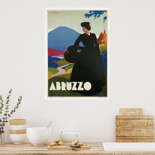 Abruzzo Italië  Poster (Keuken)
