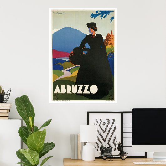 Abruzzo Italië  Poster (Thuiskantoor)