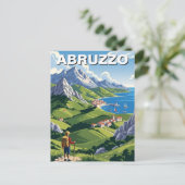 Abruzzo Italië Reizen Briefkaart (Staand voorkant)