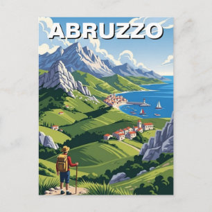 Abruzzo Italië Reizen Briefkaart