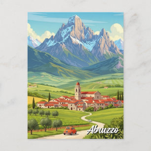 Abruzzo Italië Reizen Briefkaart