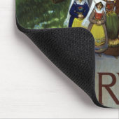 Abruzzo Italië Vintage Travel Poster Kunst met Vro Muismat (Hoek)