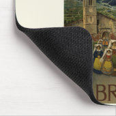 Abruzzo Italy Vintage Poster Muismat (Hoek)