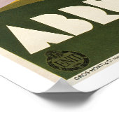 Abruzzo Italy Vintage Travel Poster (Hoek)