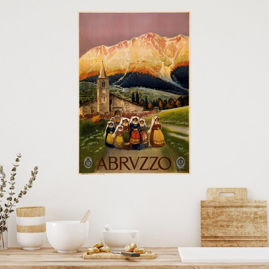 Abruzzo Poster (Keuken)