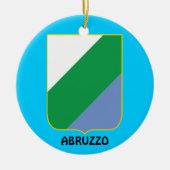 Abruzzo Region Cristmas Ornament (Voorkant)