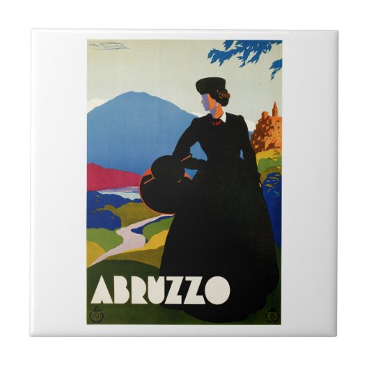 Abruzzo Tegeltje (Voorkant)