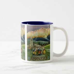 Abruzzo Tweekleurige Koffiemok