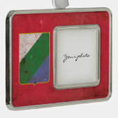 Abruzzo Verzilverd Omlijst Ornament (Rechts)