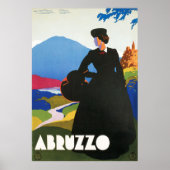 Abruzzo Vintage Travel Poster (Voorkant)