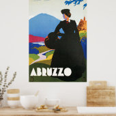 Abruzzo Vintage Travel Poster (Keuken)
