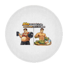 Abs Are Made in the Kitchen Chopping Board Snijplank
