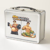 Abs Are Made in the Kitchen Food Container (Voorkant)