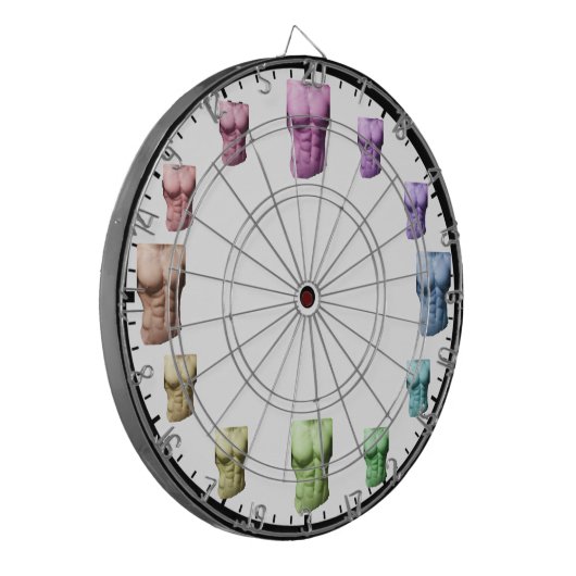 Abs Dartboard Dartbord (Voorkant Links)