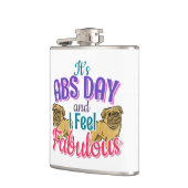 Abs Day Core Workout - Pug Hondenliefhebber Heupfles (Links)