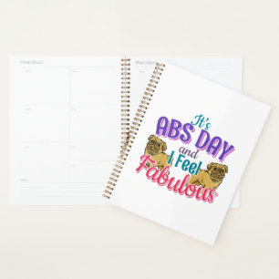 Abs Day Core Workout - Pug Hondenliefhebber Planner