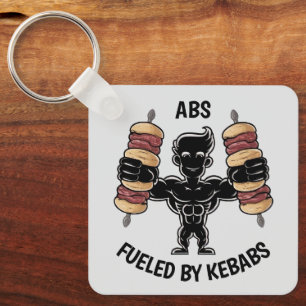 Abs en Kebabs  Sleutelhanger