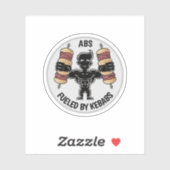 Abs en Kebabs Sticker (Vel)