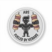 Abs en Kebabs Sticker (Voorkant)