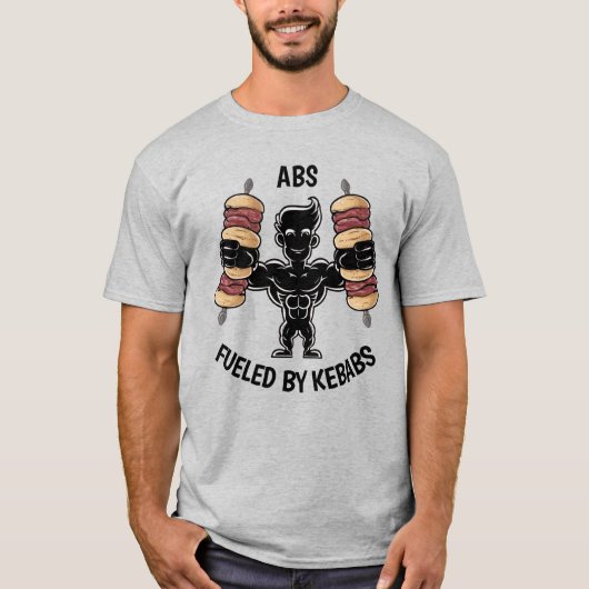 Abs en Kebabs T-shirt (Voorkant)