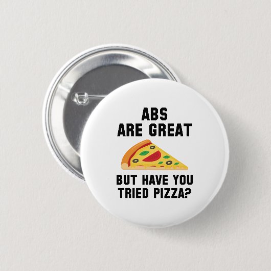 Abs is geweldig ronde button 5,7 cm (Voorkant /achterkant)