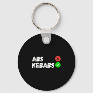 Abs Kebabs Fitness en Foodie Fun Sleutelhanger