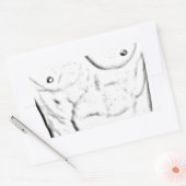 Abs Rechthoekige Sticker (Envelop)