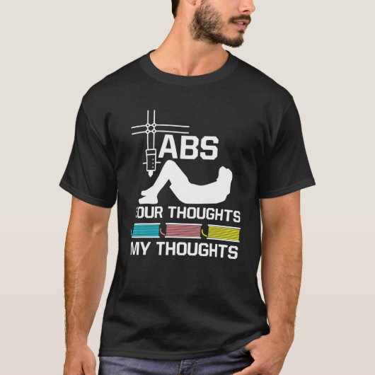 ABS Uw gedachten Mijn visie 3D-printer T-shirt (Voorkant)