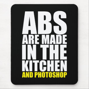 abs wordt gemaakt in de keuken en Photoshop - grap Muismat