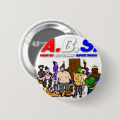 ABS WRESTLING!!! RONDE BUTTON 5,7 CM (Voorkant /achterkant)