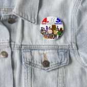 ABS WRESTLING!!! RONDE BUTTON 5,7 CM (In situ)