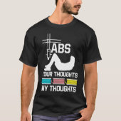 ABS your thoughts my thoughts nerd 3D printer T-shirt (Voorkant)