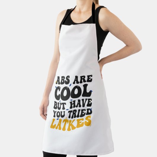 Abs zijn cool, maar heb je ooit latkes Hanukkah ge Schort (Insitu)