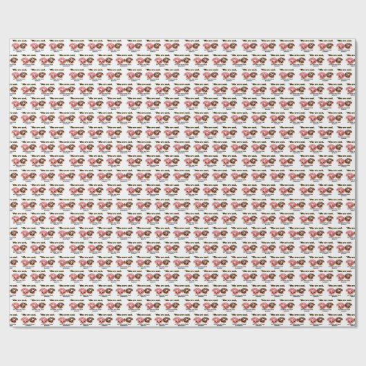 ABS ZIJN COOL, MAAR MOETEN DONUTS PROBEREN CADEAUPAPIER (Vlak)