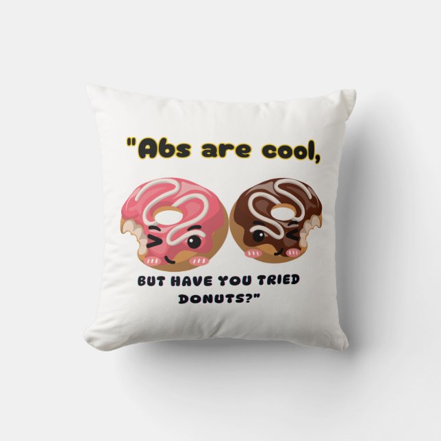 ABS ZIJN COOL, MAAR MOETEN DONUTS PROBEREN KUSSEN (Voorkant)