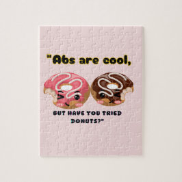 ABS ZIJN COOL, MAAR MOETEN DONUTS PROBEREN LEGPUZZEL