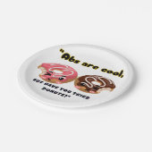 ABS ZIJN COOL, MAAR MOETEN DONUTS PROBEREN PAPIEREN BORDJE (Gekanteld)