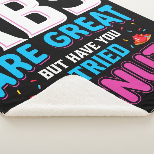 Abs zijn geweldig, maar heb je donuts geprobeerd? sherpa deken (3/4)