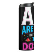 Abs zijn geweldig, maar heb je donuts geprobeerd? thermosbeker (Gedraaid links)