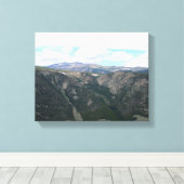 Absaroka-Beartooth Berglandschap Kleur 11x14 Canvas Afdruk (Insitu (Houten vloer))