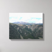 Absaroka-Beartooth Berglandschap Kleur 11x14 Canvas Afdruk (Voorkant)