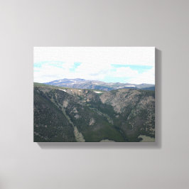 Absaroka-Beartooth Berglandschap Kleur 11x14 Canvas Afdruk