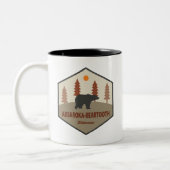 Absaroka - Beartooth Wilderness Beer Tweekleurige Koffiemok (Links)