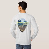 Absaroka-Beartooth Wilderness (pijlpunt) T-shirt (Achterkant volledig)