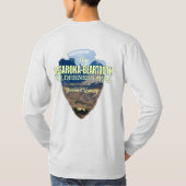 Absaroka-Beartooth Wilderness (pijlpunt) T-shirt (Achterkant)