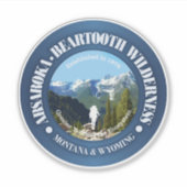 Absaroka-Beartooth Wilderness Sticker (Voorkant)