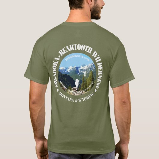Absaroka-Beartooth Wilderness T-shirt (Achterkant)