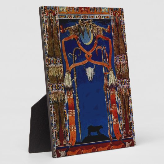 "Absaroka of Apsarokee" Fotoplaat (Zijkant)